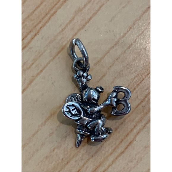 Sewing Bee Sterling Silver Jewelry Charm #seamstress - Picture 1 of 3
